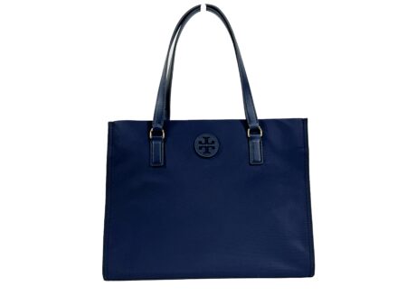 Monpre Navy Ella Small Nylon Tote Bag – Compact & Stylish Everyday Purse