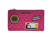 Monpre Jet Set Travel Double Zip Wristlet Wallet – Compact & Stylish Organizer