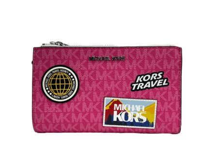 Monpre Jet Set Travel Double Zip Wristlet Wallet – Compact & Stylish Organizer